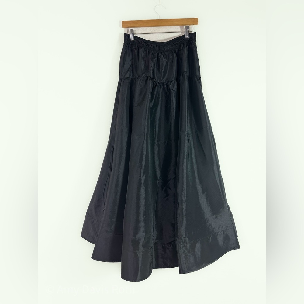Free People Emory Drop Waist Midi in Black size Medium NWT
